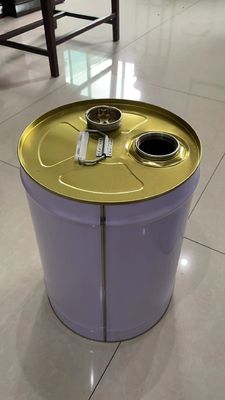 20L 밀고 닫힌 금속 진료통 화학 기반 제품 패키지