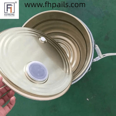 굽힌 커피 콩용 25 L 식품 안전 금속 병